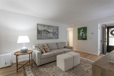 Front Door Opens Into Elegant Living Room