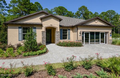 Paver Driveway & 3 Car Garage