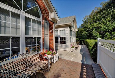 The patio is the perfect place to relax!