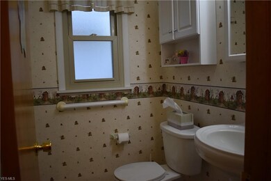 Half bath conveniently located off the kitchen!