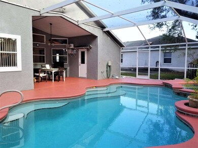 Pool with lanai