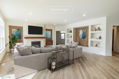Virtually Staged Living Room