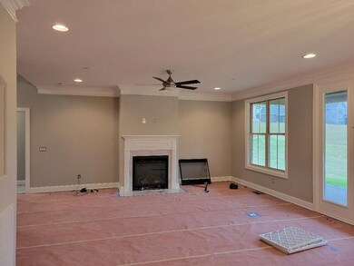 Not actual home for sale, but same plan.  Great room with fireplace.