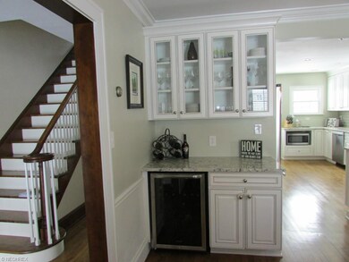 Dry Bar area, excellent storage, wine refrigerator