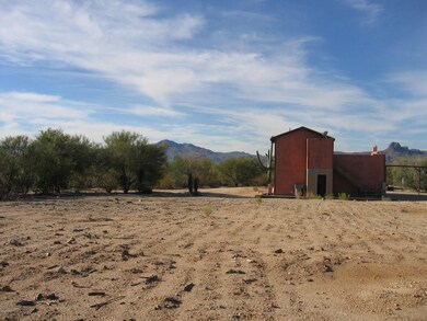 Garage structure from north side
