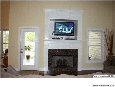 Great Room Featuring Cozy Custom Gas Log Fireplace