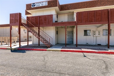 View of building exterior featuring stairs