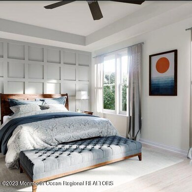 Master bedroom suite