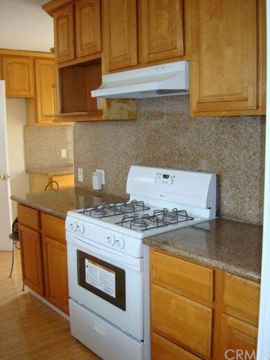 Brand new stove with granite countertop