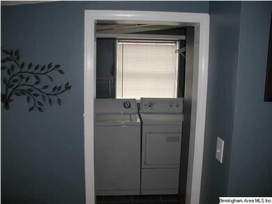 Washer and dryer is off of family room very conven