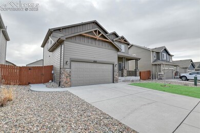This lovely home has easy maintenance landscaping 