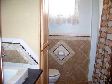 Bathroom. This full bath has been updated with cer