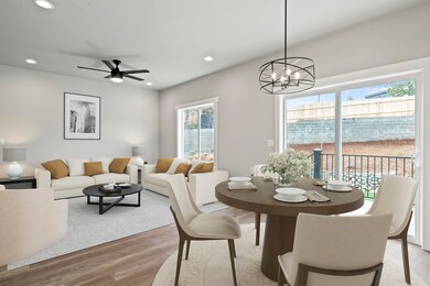 Living and dining area