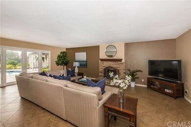 Spacious Living Room w/Gas Stone Fireplace; Tile F