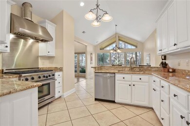  Fabulous Kitchen Offers Vaulted Ceilings, Beautif