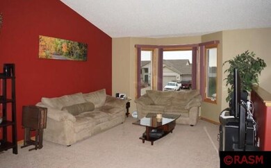 View of the Living room with bay window which lets