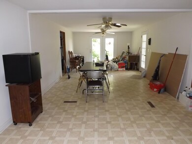 This is a view of the den looking toward the kitchen and living room.  