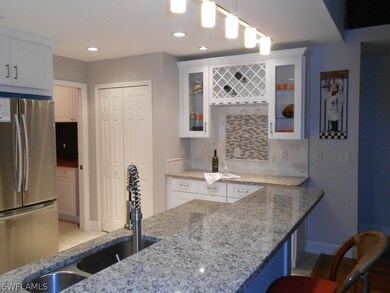 Kitchen and Bar Area