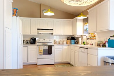 Ample cabinet space.