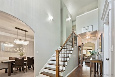 front staircase , you can access the kitchen off t