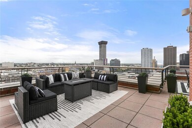 Grand wrap around terrace with 180 degree views an