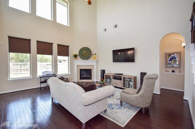 Lots of natural light coming in to enjoy time on this large family room.