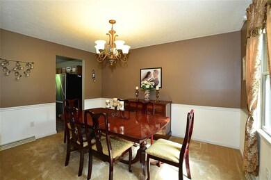 Dining Room is spacious for six and conveniently l