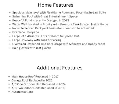 Home Features