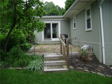 Exterior Back. Pull out your patio furniture, an i