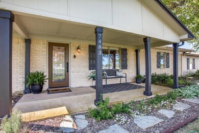 Front Porch facing North, great elevated views! Decorative Front Door.