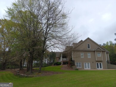 Side of home basement level