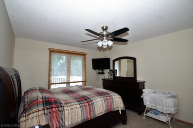 Master bedroom has walk in closet.
