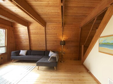 Bright with natural woodwork