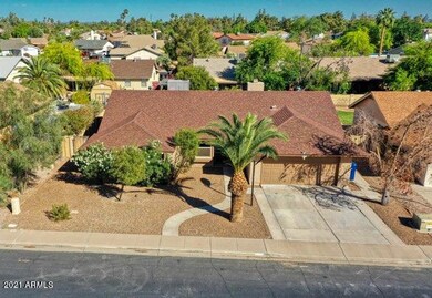 Aerial View of Front of House