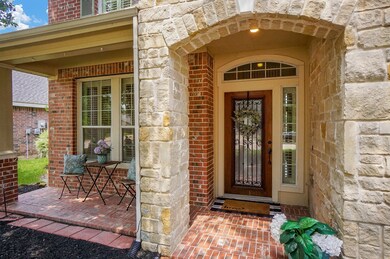 An inviting entry welcomes family and friends! Enjoy your morning coffee or evening iced tea on the covered front patio!