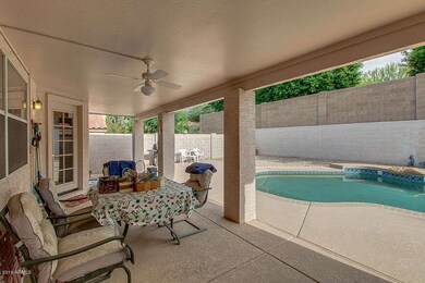 Large covered patio