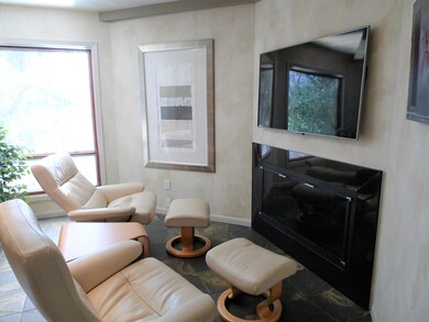Fireplace in Kitchen
