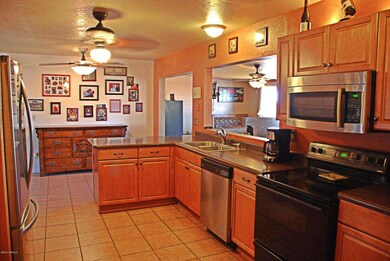 Kitchen Overlooking the Bonus Room/Den