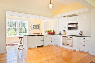 Gourmet kitchen.
