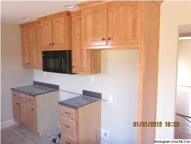 Right side of kitchen cabinets. Appliances to be p