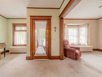 Entry from the porch