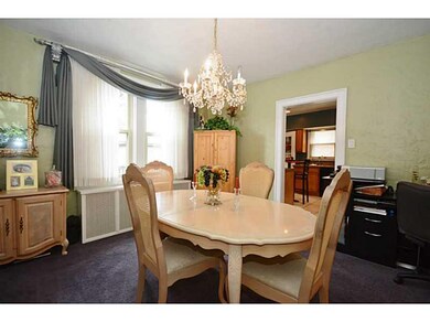 Dining Room. The spacious dining room is also carp
