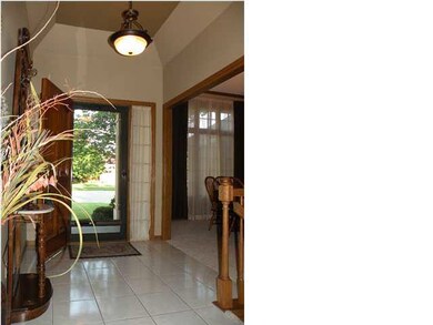 Tiled entry foyer~