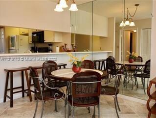 Dining Area with bar seating