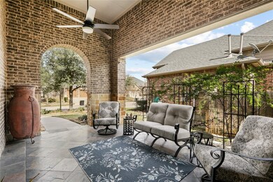 View of the maturing oak trees in the front yard!