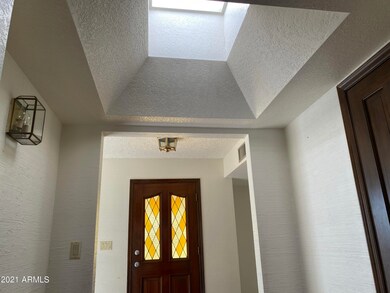 Skylight in entry