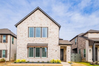 View of front of house with a front lawn