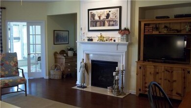 Gas fireplace with electric switch on/off will keep you warm on those winter nights.