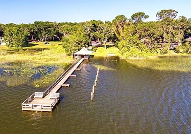 Community boat dock and ramp for your swimming and boating enjoyment