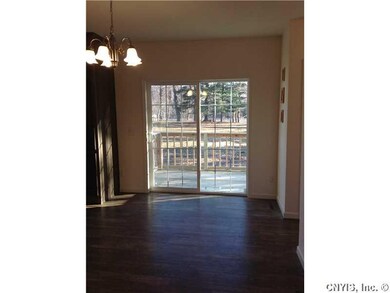 Kitchen Dining Dining area w/sliding door to deck 